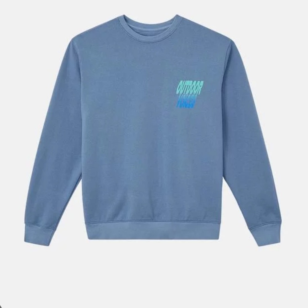 Outdoor Voices Logo Crewneck - Small - Blue